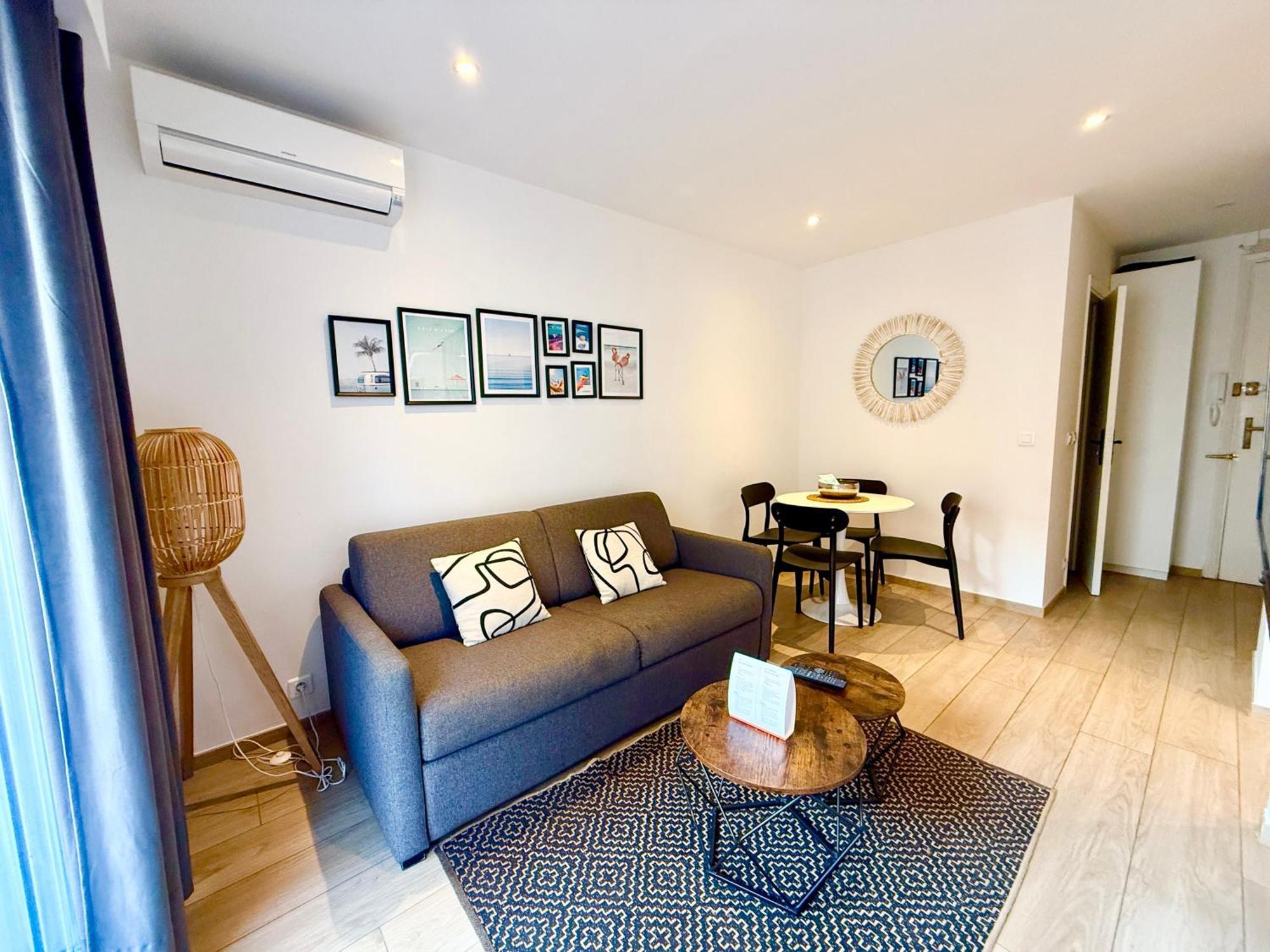C001-Beau Studio Neuf Situe Au Centre 戛纳 外观 照片