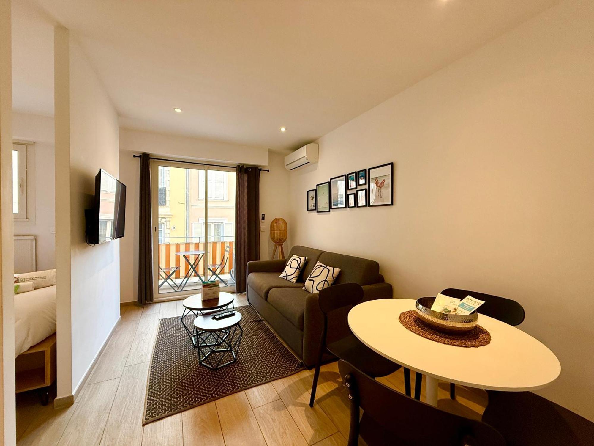 C001-Beau Studio Neuf Situe Au Centre 戛纳 外观 照片